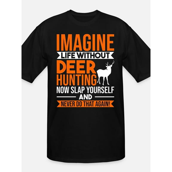 Hunter Hunting Deer Hunting gift-3518 funny Men’s Short Sleeve Graphic T-shirt Collection  black
