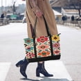 thumbnail image 4 of FORMRS Canvas Laptop Tote Bag for Women with 15.6" Computer Compartments Shoulder Handbag, Colorful Flowers, 4 of 7