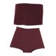 thumbnail image 2 of Ropa femenina a escala 1/6, moda casual, top y pantalones cortos a escala 1:6 Rojo oscuro, 2 of 9