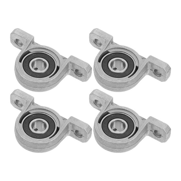 Raindrops 4pcs Pillow Block Mounted Bearings Auto Self Align Bearings Zinc Aluminum Linear Bearings for Vertical Bearing Support Zinc Alloy Flange Bearings