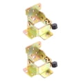 thumbnail image 1 of IFANLANDOR Home Use 2Pcs Iron Chair Legs Folding Hinge with Right Angle Support Function, 1 of 8