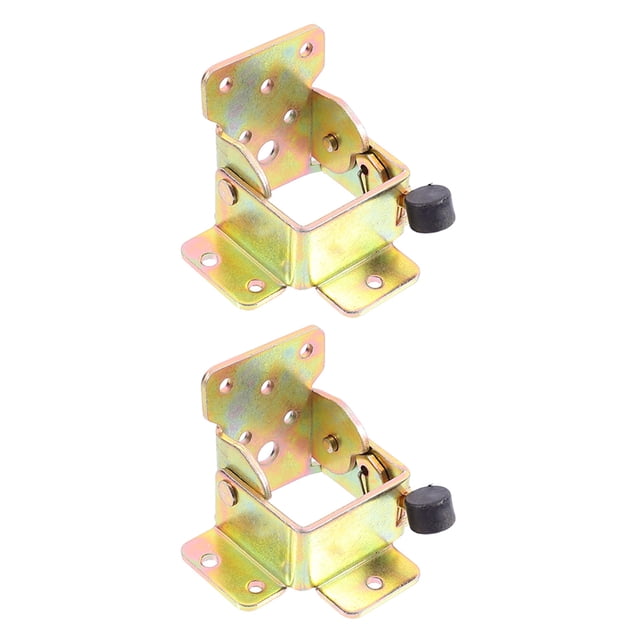 IFANLANDOR Home Use 2Pcs Iron Chair Legs Folding Hinge with Right Angle Support Function