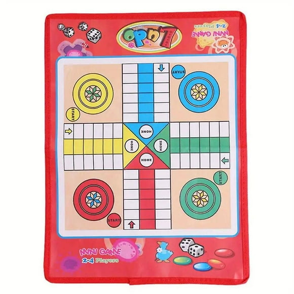 Classic Flight Chess Game Kids Crawling Play Mat Rug Puzzle Toy Family Interactive Party Board Game Educational Toys Fun Gifts