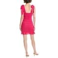 thumbnail image 2 of Endless Rose womens  Bow Linen-Blend Mini Dress, l, Pink, 2 of 3