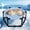 Blue, variant on Elevated Cat Cooling Hammock Bed, Hexagonal Raised Cat Cot with Breathable Ice Beanie Fabric and Anti Slip Block, Cooling Pad Mat Indoor Outdoor Stable Pet Swing Bed for Small Puppy, Gery