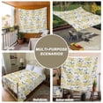 thumbnail image 6 of Yellow Blue Spring Floral Tapestry for Bedroom Wall Hanging Tapestry, Summer Botanical Farmhouse Ceiling Backdrop Tapestries Poster Blanket Wall Decor for Teens Room Living Room Dorm 39" x 59", 6 of 8