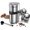 Silver, variant on GDOR Adjustable Coffee Grinder Electric,Super Silent Electric Coffee Bean Grinder with Time-Memory Adjustment and Multi-Functional Stainless Steel Cup