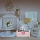 thumbnail image 2 of ColoMX Cama para muñecas en miniatura, muebles de dormitorio para casa de muñecas en miniatura con cama pequeña para muñeca, juego de cuna y juguete hecho a mano Diy, 2 of 8