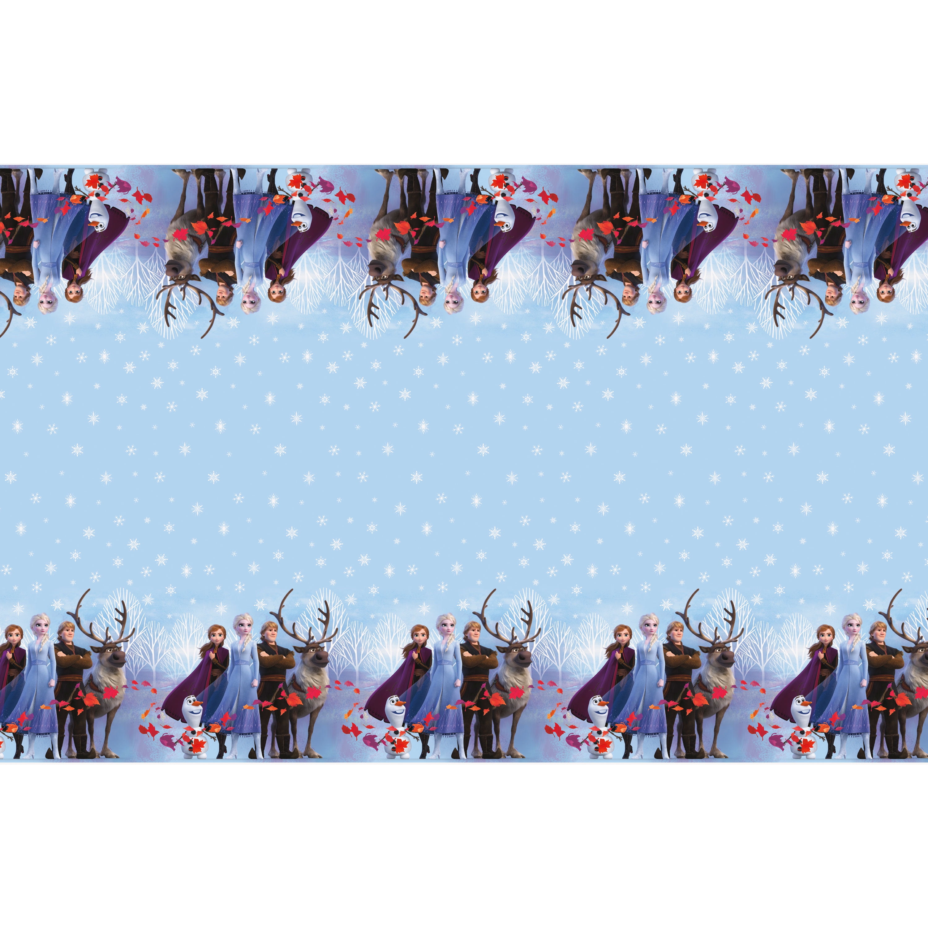 Snowflake tablecover plasic Frozen Party Christmas Winter grotto 54 x 84 inch