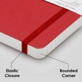 thumbnail image 6 of myPAPERCLIP Limited Edition Notebook, Soft Cover, A5 (5.83" x 8.27"), Ruled, Ruby, 6 of 6