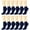 Navy, variant on 12-Pack Assorted Colors Women's Ankle Socks Size 9-11 Striped #3