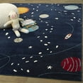 thumbnail image 5 of Balta Cardano Contemporary Striped Area Rug Navy 4'4" x 6' 4' x 6', 5 of 5