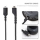 thumbnail image 3 of Cable de repuesto jixopn + cable macho a hembra de 3,5 mm para SteelSeries Arctis 7 5 3, 3 of 8