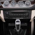 thumbnail image 4 of Soft Carbon Fiber Car Interior Decor Kits For BMW Z4 E89 2009-16 Carbon Fiber Interior Radio Console Frame Cover Trim Sticker, 4 of 11