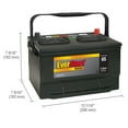 EverStart Maxx Lead Acid Automotive Battery, Group Size 65 12 Volt 850