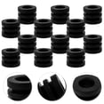 thumbnail image 1 of Foosball Washers for DIY 16 Pieces Black Plastic Game Table Parts Small Size Lightweight, 1 of 9