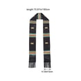 thumbnail image 2 of Jiibva Double Layered Tassel Black Shawl Satin Graduation Ribbon Logo Adult Etiquette Scarf Honor Shoulder Strap, 2 of 7