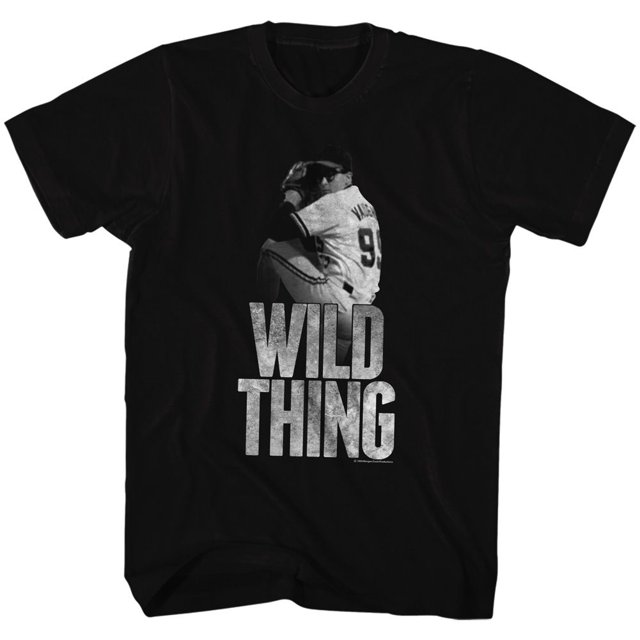 Major League Films Wild Thing T-Shirt à Manches Courtes pour Adulte