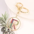 thumbnail image 2 of Letter Keychain,26 Letters A-Z Decorative Letter Keychain,Name Keychain for Women Girls Men Teenager Gift, 2 of 5
