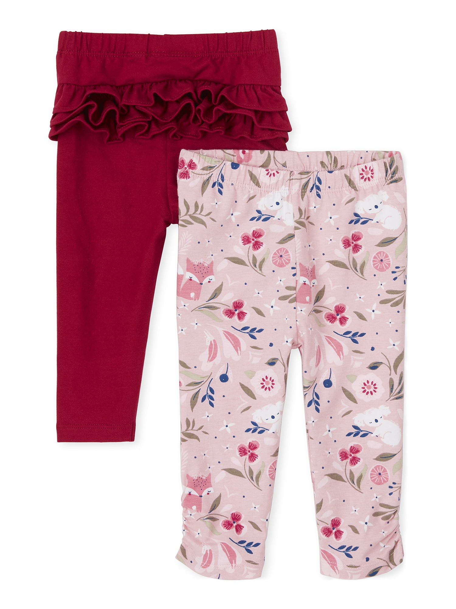 The Children's Place The Children's Place Baby Girl Leggings, 2pk