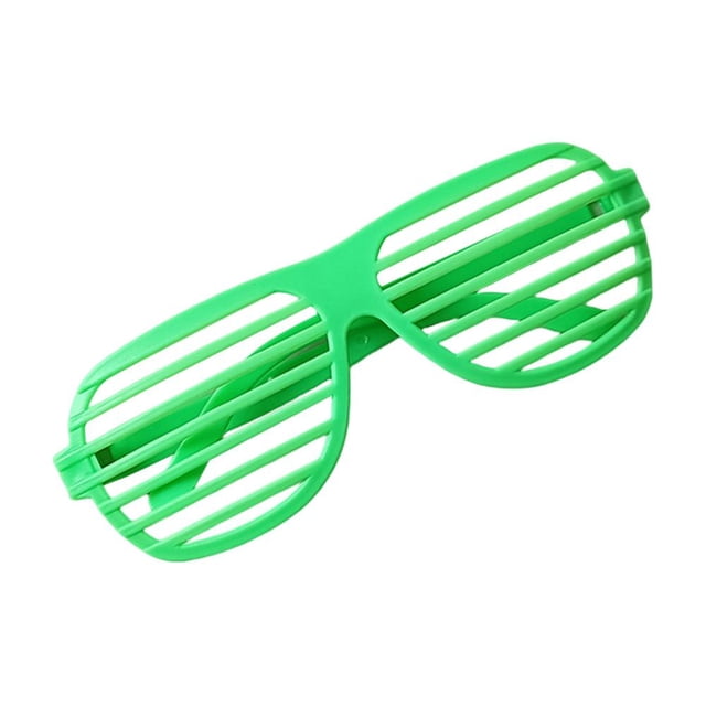 Gafas divertidas Los mejores regalos Fiesta de cristal Festival Trajes Accesorios (Verde)