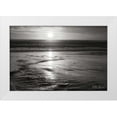 thumbnail image 3 of Vitaly Geyman 32x23 White Modern Wood Framed Wall Art Titled - Golden Sunset II BandW, 3 of 5