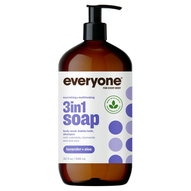 Everyone Lavender + Aloe 3in1 Soap, 32 fl oz