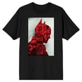 thumbnail image 5 of The Batman Strikes Again Silhouette Men's Black T-Shirt-3XLB, 5 of 6
