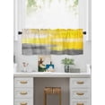 thumbnail image 5 of Valances for Windows Graffiti Street Art Rod Pocket Cafe Window Treatments Valance Curtains for Kitchen Bathroom Laundry Basement Windows 60"x14", 5 of 9