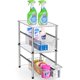 thumbnail image 4 of Estante De Almacenamiento Apilable De Metal Cromado De Simple Houseware, 16,75 Pulgadas De Largo X 10,8 Pulgadas De Ancho X 10,25 Pulgadas De Alto, 4 of 5