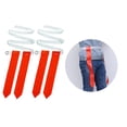 thumbnail image 1 of OULII 4 Pcs Sports Waist Flag Set Red Waist Belt Type For Training Activities for Fan Gear, 1 of 5