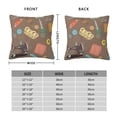 thumbnail image 2 of Retro Sewing Accessories Scissors Vintage Throw Pillow Cases Decorative Cushion Covers for Living Room Bed Sofa Couch 24x24, 2 of 6