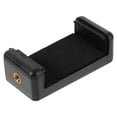 thumbnail image 6 of LEORX Smart Phone Clip Double Hole Mobile Phone Tripod Stretching Bracket Adapter Black, 6 of 8