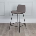 thumbnail image 1 of Capri Modern Leatherette Bar Stool, 25-inch/29-inch Seat Height, 1 of 3
