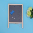 thumbnail image 2 of 25*40cm Mini Wooden Tripod Blackboard Double Side Message Board for Children Bar Counter, 2 of 4