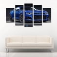 thumbnail image 2 of Cuadro Decorativo Auto Camaro ZL1 Azul Juego De 5 Piezas 150x80cm Ideal Para Sala Oficina Recámara Juvenil, 2 of 5