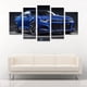 thumbnail image 2 of Cuadro Decorativo Auto Camaro ZL1 Azul Juego De 5 Piezas 150x80cm Ideal Para Sala Oficina Recámara Juvenil, 2 of 5