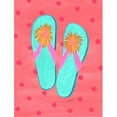 thumbnail image 1 of Flip Flops Pink Flag - Garden Size, 1 of 1