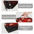thumbnail image 4 of Herdesigns Christmas Carry Case Compatible with Nintendo Switch 2, with 20 Game Card Slots, Winter Rustic Red Merry Xmas Portable Travel Carrying Case Pouch for Accessories & Games, 4 of 8