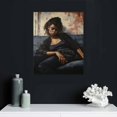 thumbnail image 4 of Nawypu African American Woman Wall Art Black Art Poster Painting Poster Decorative Painting Canvas Bathroom Wall Art Living Room Posters Bedroom Painting, 4 of 4