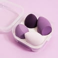 thumbnail image 3 of 4PCS Makeup Cosmetics Foundation Sponge Puff (Purple) - Pack of 1, 3 of 5