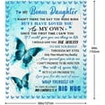 thumbnail image 2 of Bonus Daughter Gifts Blanket from Bonus Mom Dad, Gift for Bonus Daughter for Birthday Christmas Graduation Day, Step Daughter Gifts from Stepparents Throw Blankets 50"x60", 2 of 6