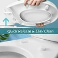 thumbnail image 4 of Round Toilet Seat with Built-In Toddler Training Seat, 4 of 8