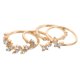 thumbnail image 5 of unbranded 4Ud De Anillos Dorados Para Mujer Estilizado Ideal Para Regalo Y Uso Diario, 5 of 7