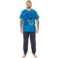 thumbnail image 1 of Pokemon Mens Blue Short Sleeve Long Leg Pyjama Set, 1 of 6