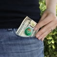 thumbnail image 2 of Green Lantern Cute Chibi Character Satin Chrome Plated Metal Money Clip, 2 of 4