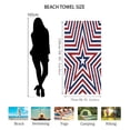 thumbnail image 3 of Patriotic Beach Towel 250th Anniversary 4th of July Independence Day Fireworks Stars Soft Towels for Travel Swimming Bath F, 3 of 7