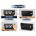 thumbnail image 3 of LIZZ Projection Alarm Clocks for Bedrooms,LED Digital Clock with 180° Rotatable Projector on Ceiling Wall,Snooze Model,12/24H,2-Level Brightness Indoor Temperature for Heavy Sleepers Adults, 3 of 7
