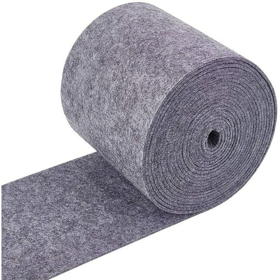 19.7FTx5.5 Felt Fabric Craft Felt Fabric Roll Dark Gray Nonwoven Felt Roll for DIY Craft Patchwork Sewing 3mm Thick Gray DIY