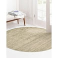 thumbnail image 3 of Rugs.com Angelica Collection Rug – 4 Ft Round Bone Beige Medium Rug Perfect For Kitchens, Dining Rooms, 3 of 9